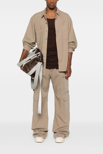 Rick Owens Drkshdw Pantaloni Beige Uomo - 2