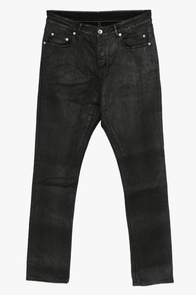 Rick Owens Drkshdw Jeans Nero Uomo con Bottoni
