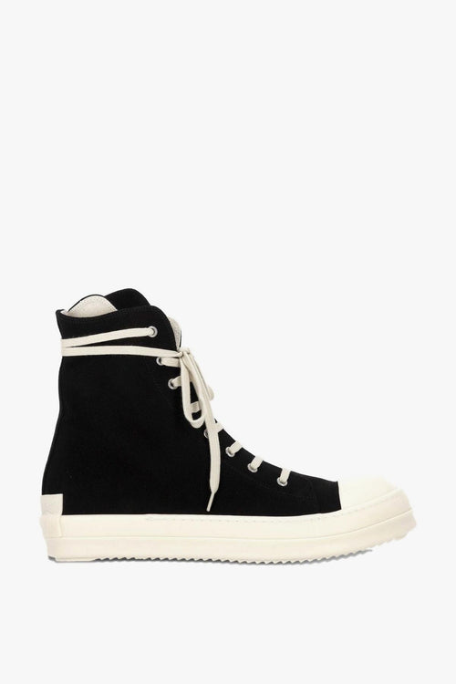 Rick Owens Drkshdw Scarpe Nero Uomo Alte con Stella