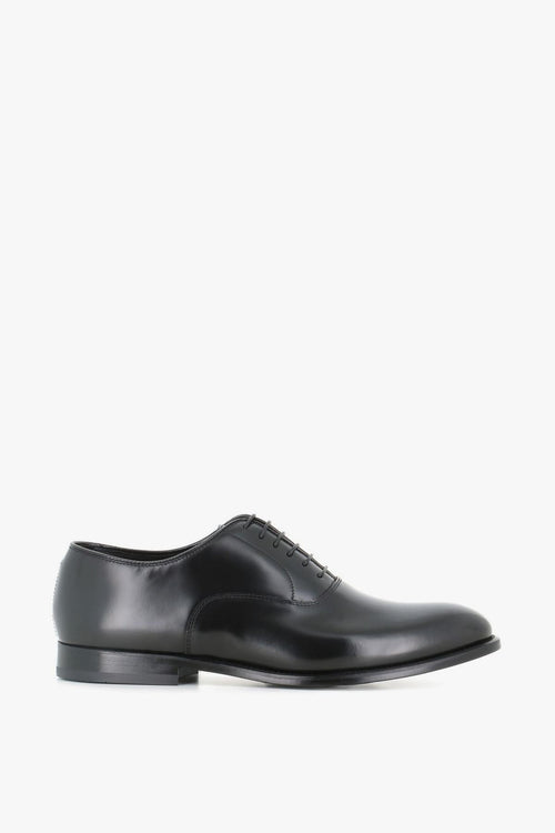Uomo Scarpa Nero Oxford Spazzolato