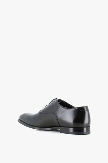 Uomo Scarpa Nero Oxford Spazzolato - 2