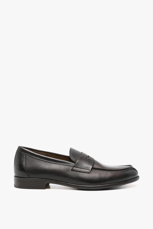 Mocassini Penny Uomo Marrone