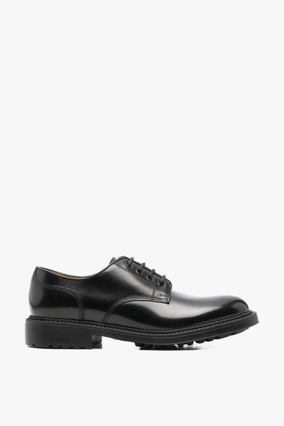 Scarpe Nero Uomo Derby Allacciate