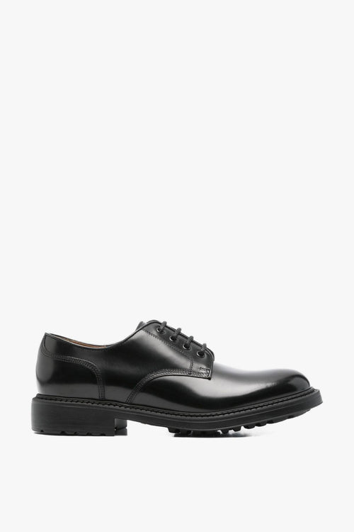 Scarpe Nero Uomo Derby Allacciate