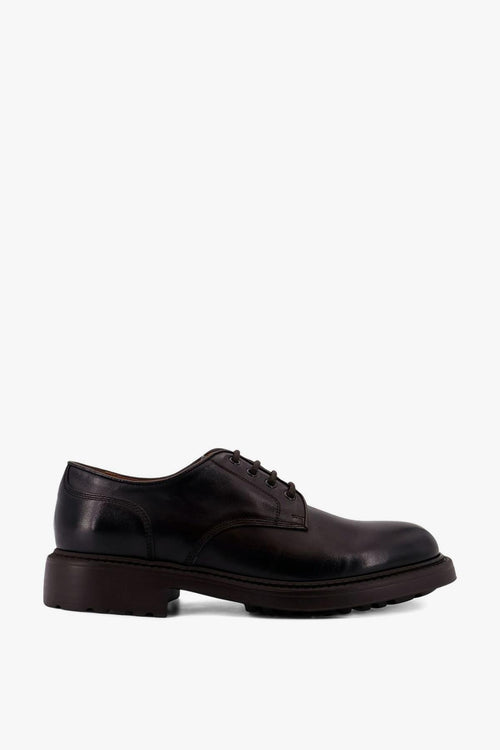 Scarpe Marrone Uomo Derby Stringate
