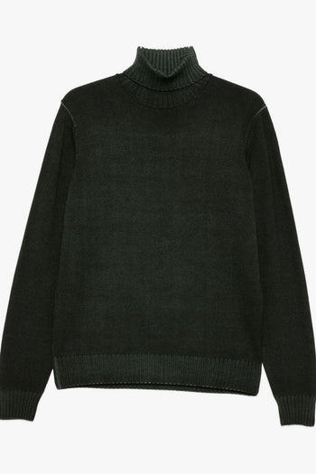 Maglia Verde Uomo Dolcevita - 5