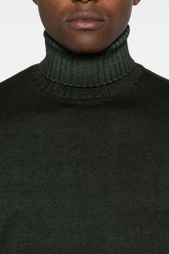 Maglia Verde Uomo Dolcevita - 4