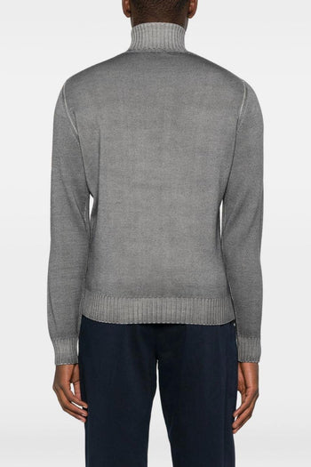 Maglia Grigio Uomo Dolcevita - 3