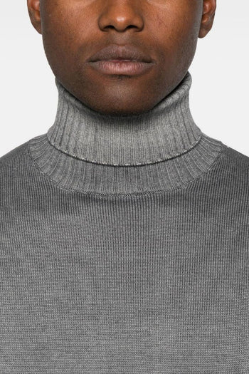 Maglia Grigio Uomo Dolcevita - 4