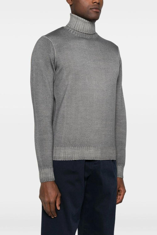 Maglia Grigio Uomo Dolcevita