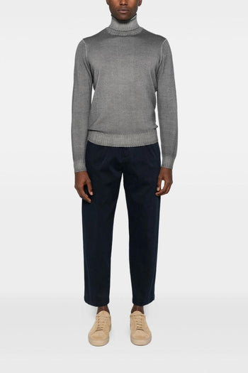 Maglia Grigio Uomo Dolcevita - 2