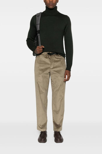 Maglia Verde Uomo Collo Alto - 2