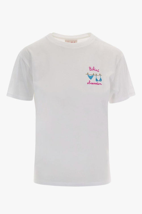 Saint Barth T-shirt Bikini Obsession Donna Bianco