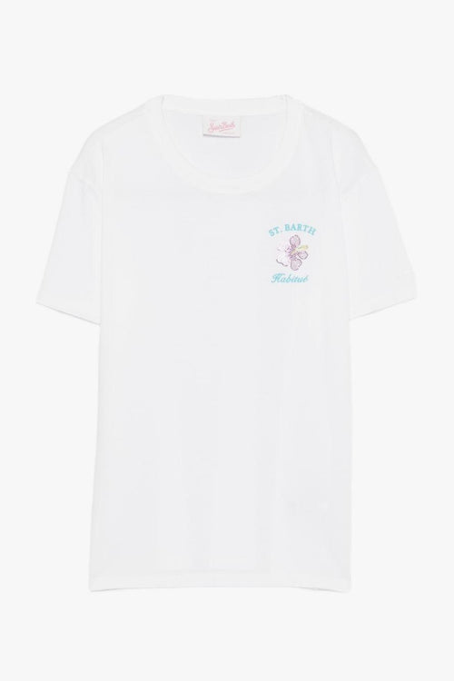 Saint Barth T-shirt Sb Habitue 01n Donna