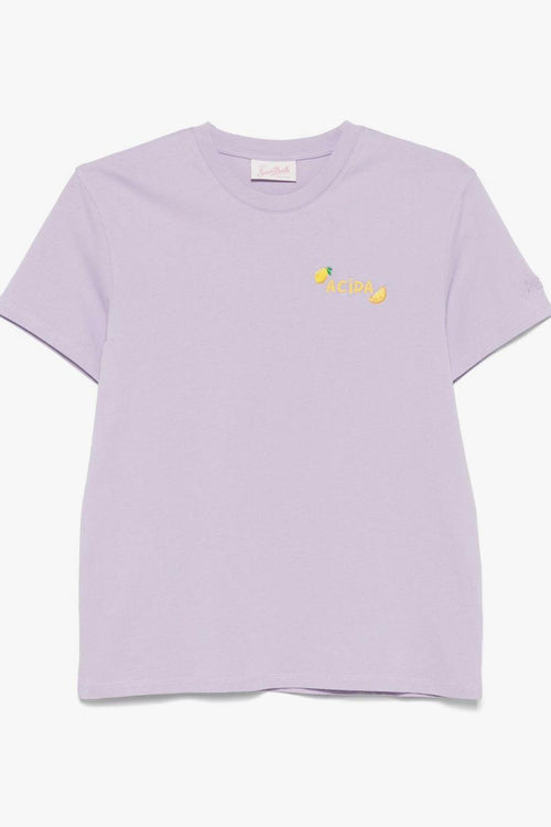 Saint Barth Emilie Donna T-shirt Viola