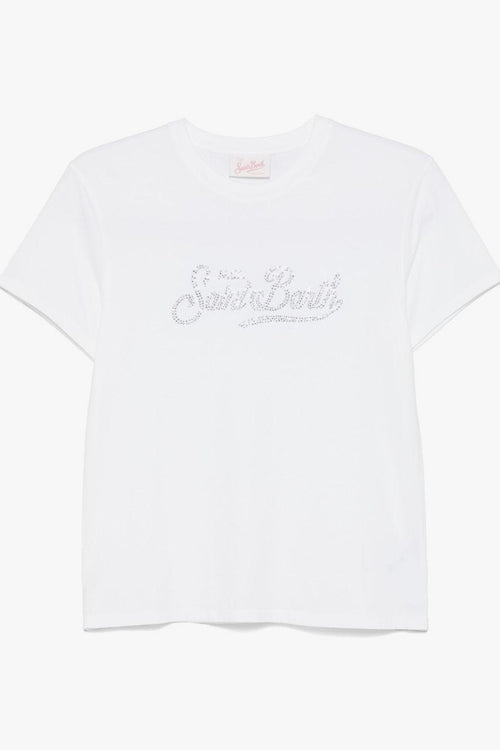 Saint Barth Emilie Donna T-shirt Bianco