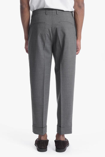 Chiaia Uomo Pantalone Grigio Fumo - 4