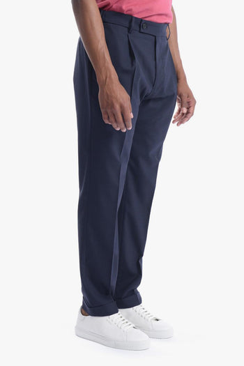 Retro Uomo Pantalone Navy - 3