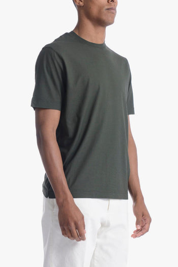 Uomo T-shirt Verde Crepe - 3
