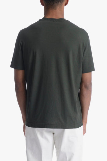 Uomo T-shirt Verde Crepe - 4