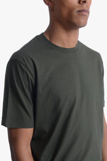 Uomo T-shirt Verde Crepe - 5