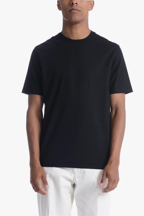 Uomo T-shirt Nero Crepe