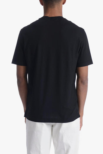 Uomo T-shirt Nero Crepe - 4