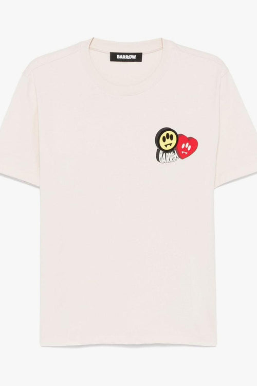 T-shirt Off White Donna Stampa Logo Cuore