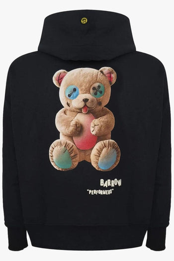 Felpa Nero Unisex Logo sul Petto - 2