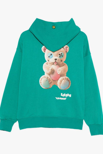 Felpa Verde Unisex Logo sul Petto - 2