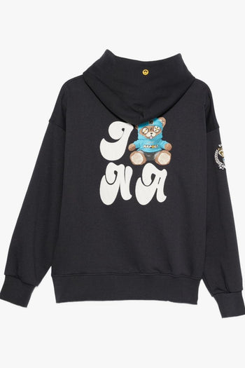 Felpa Grigio Unisex Numero 10 - 2