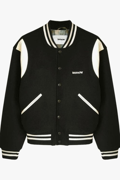 Giubbotto Nero Unisex Orso Posteriore