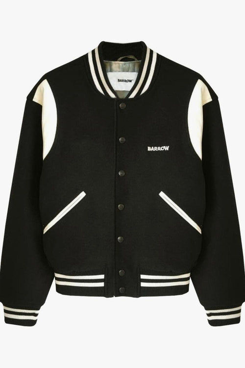 Giubbotto Nero Unisex Orso Posteriore