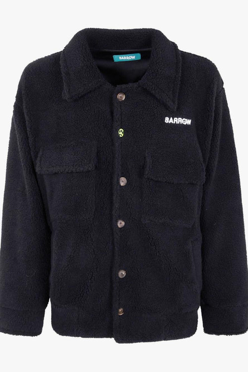 Giubbotto Nero Unisex Stampa Orso