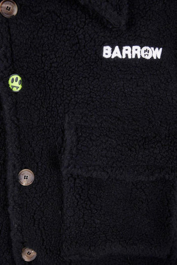 Giubbotto Nero Unisex Stampa Orso - 3