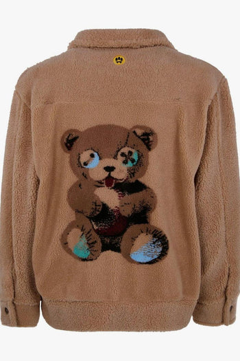 Giubbotto Unisex Marrone Orso Posteriore - 2