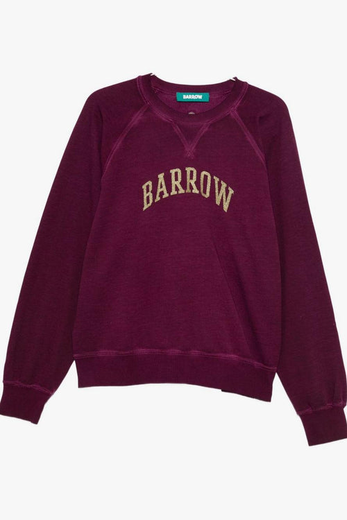 Felpa Viola Donna Stampa Logo