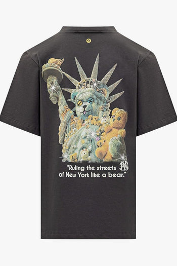 T-shirt Grigio Unisex Statua della Libertà - 2