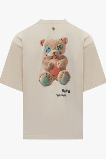 T-shirt Crema Unisex Orso Posteriore - 2