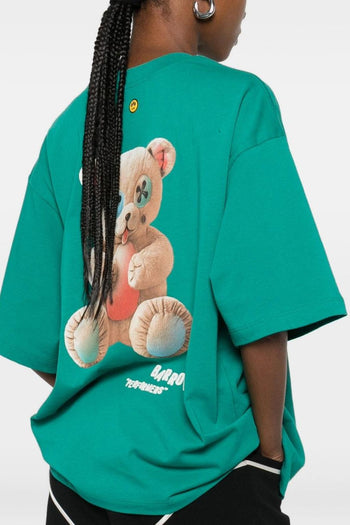 T-shirt Verde Unisex Stampa Logo - 4