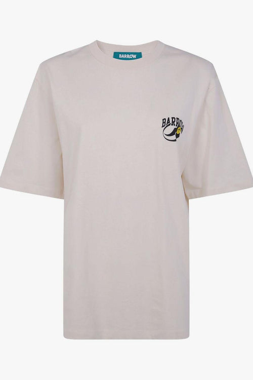 T-shirt Crema Unisex Stampa Orso