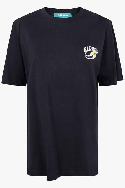 T-shirt Nero Unisex Stampa Orso