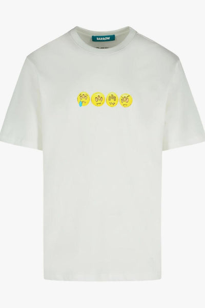 T-shirt Bianco Unisex Stampa Emoji