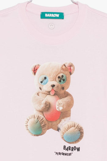T-shirt Rosa Donna Stampa Teddy - 2