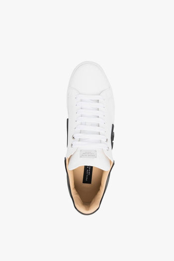 Uomo Scarpa Bianco Banda Logo - 2