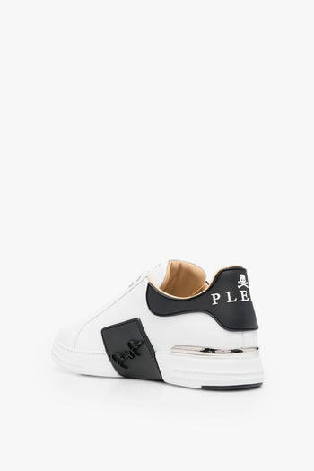 Uomo Scarpa Bianco Banda Logo - 3
