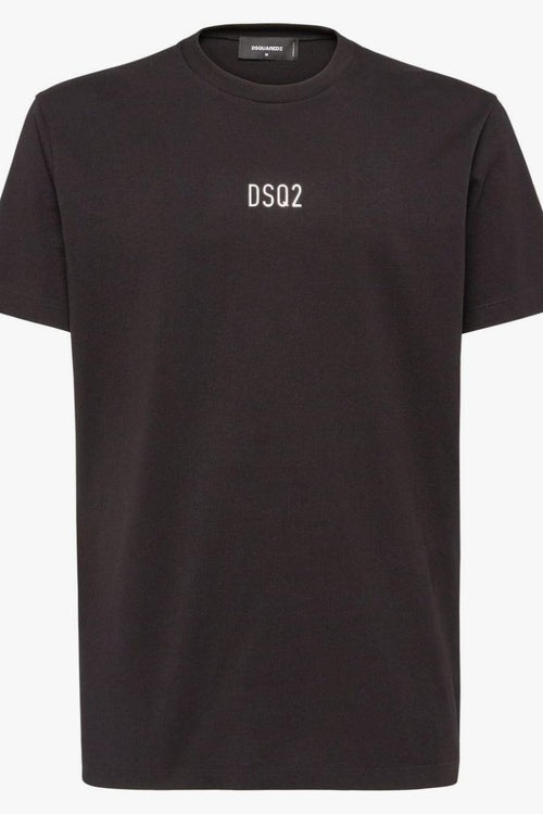 2 T-shirt Nero Uomo Motivo Logo Dsq2