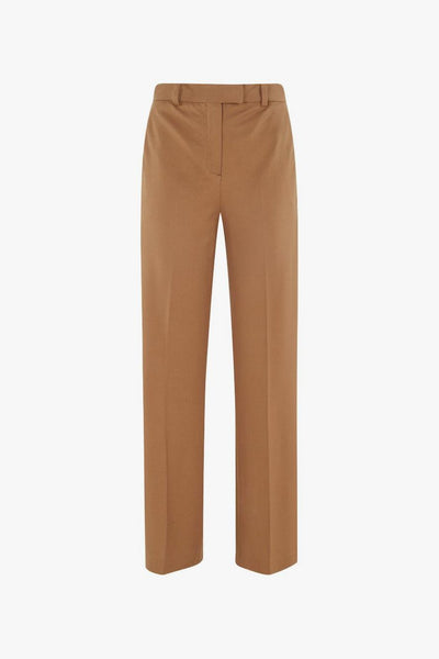 1901 Pantalone Piega Stirata Donna Marrone