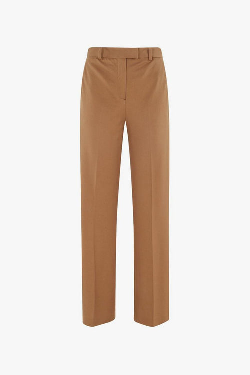 1901 Pantalone Piega Stirata Donna Marrone