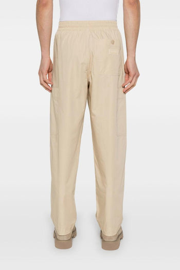 Coulisse Uomo Pantalone Beige Cotone Casual - 3